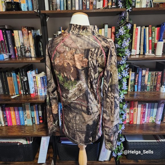 NWT Mossy Oak 3/4 Zip Long Sleeve Top SZXL - Picture 3 of 4